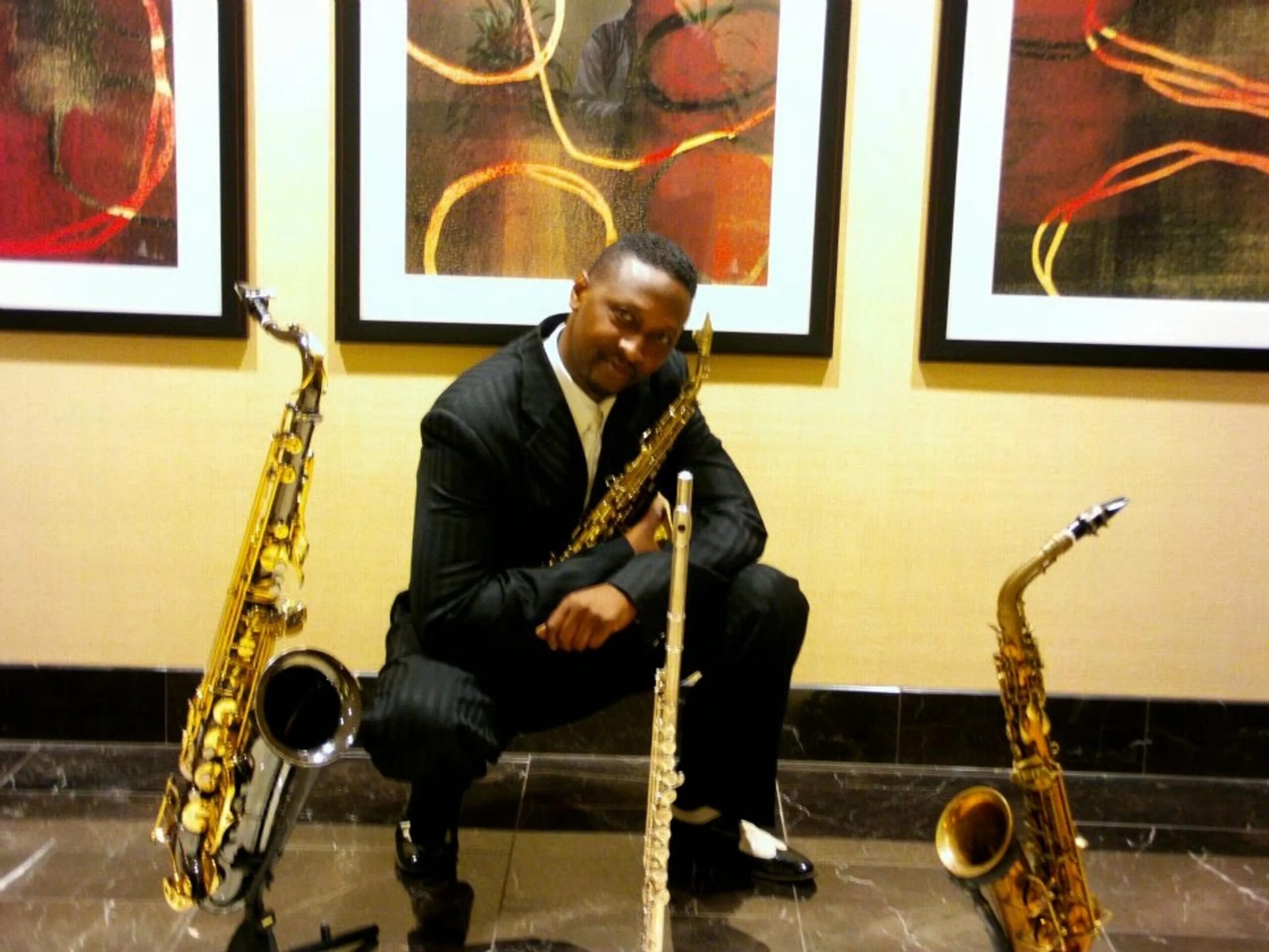 Saxophonist Sonny Fairley